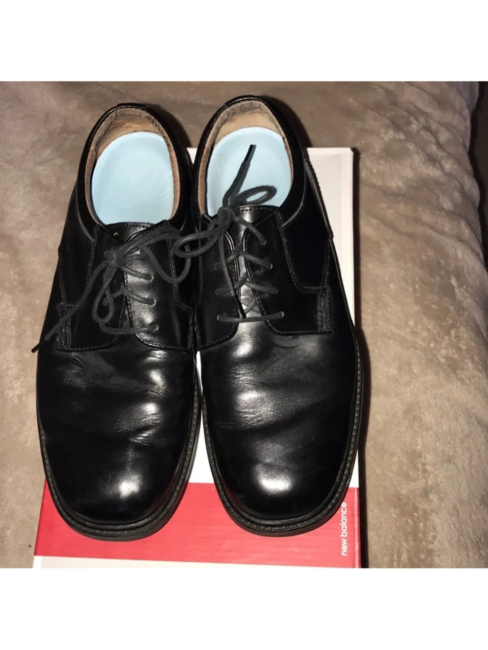 Nunn Bush comfort gel size 8.5 W black dress shoes